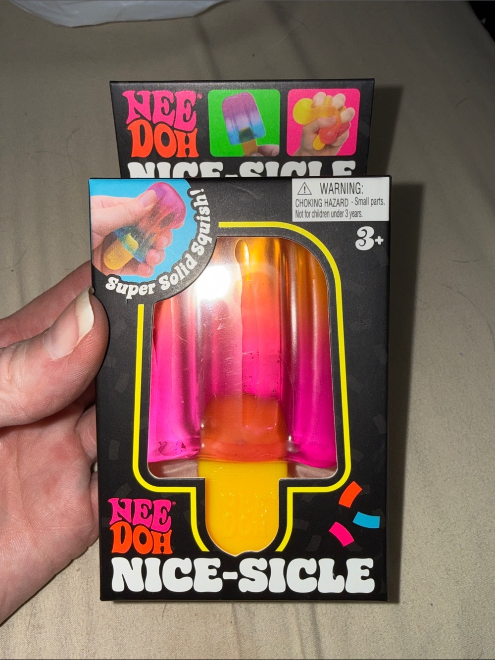 NEEDOH Nice-Sicle Pink & Orange Popsicle NIB